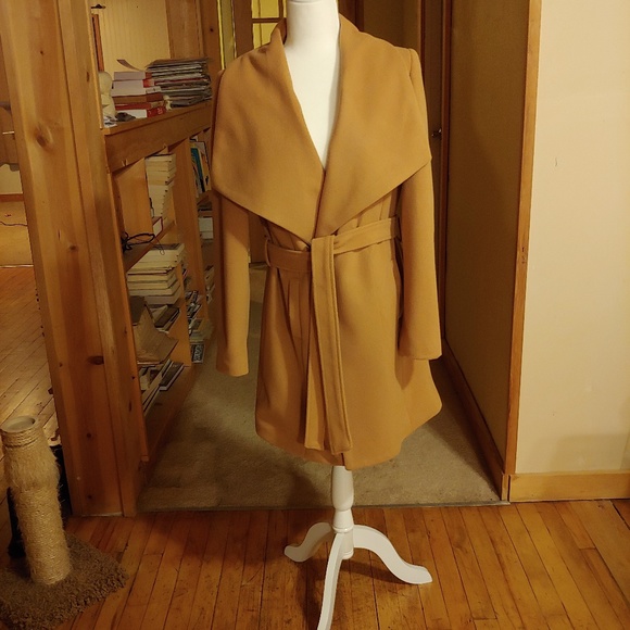 Love Tree Jackets & Blazers - Love Tree.  Camel Wrap with Belt